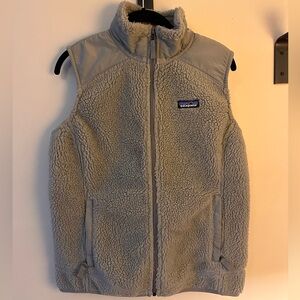Patagonia Retro Pile Fleece Vest • Women’s Large • Gray